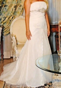 Abito da sposa Martha Blanc in pizzo e swarovski - Bild 1 von 12
