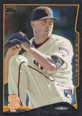 2014 Topps Black #249 Heath Hembree Giants NM-MT RC Rookie 48/63 - Image 1 of 2
