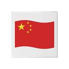 "Machająca chińska flaga" 108mm kwadratowa płytka ceramiczna (TD00025751)