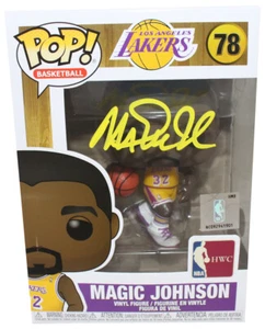 Magic Johnson Signed LA Lakers Funko Pop! #78 w/Soft Protector Beckett 40863 - Picture 1 of 5