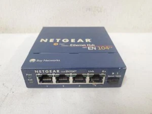 Bay Networks NetGear EN104TP 4 Port 10Base-T Ethernet Network Hub No Adapter - Picture 1 of 5