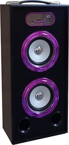MOBILNA SOUNDBOX BLUETOOTH - RÓŻOWY - GŁOŚNIK -RADIO FM-AUX-USB-SD-MP3- BOX16 - Zdjęcie 1 z 5