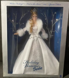 2003 Holiday Visions Barbie BLOND B2519 BRANDNEU - Bild 1 von 7