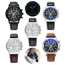 Herren Armbanduhr Silber Weiß Uhr Schwarz Fashion Männer Luxus Business + VIDEO