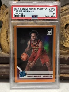 PSA 9 2019-20 Panini Optic Rookie Orange DARIUS GARLAND /199 Mint Cleveland Cavs - Bild 1 von 2