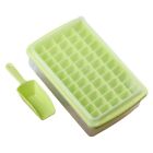55 Cells Ice Cube Tray with Lid and Shovel Nuggets Ice Container for Kitchen