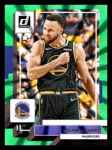 Stephen Curry 2022-23 Donruss #116 Holo Láser Verde Golden State Warriors - Imagen 1 de 2