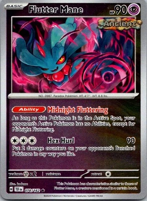 Flutter Mane Rare SV05: Temporal Forces 078/162 NM - Image 1 of 2