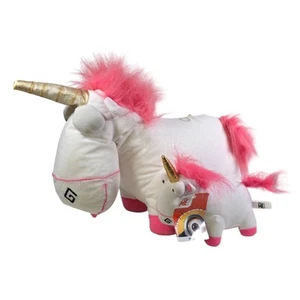 Despicable Me 2 Plush Stuffed Animal Unicorn Toy Factory Lot of 2 Carnival Toy - Picture 1 of 24