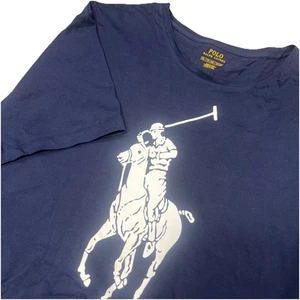 Polo Ralph Lauren T-Shirt Herren Gr. XXL Blau Big Pony - Bild 1 von 12