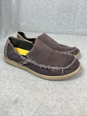 Mocasín de lona sin cordones para hombre Santa Cruz Crocs talla 13M Foto 1 de 4