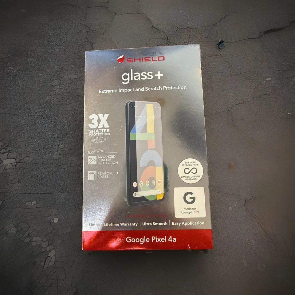 ZAGG - InvisibleShield Glass Screen Protector for Google Pixel 4a