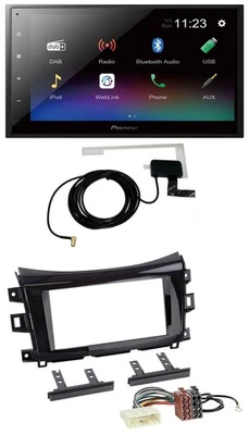 Pioneer DAB MP3 Bluetooth 2DIN USB Autoradio für Nissan Navara (ab 16) - Bild 1 von 4