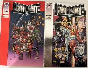 DEATHMATE. PROLOGUE & RED EDITION. (2 ISSUE 1993 LOT). VALIANT/IMAGE COMICS. - Bild 1 von 12