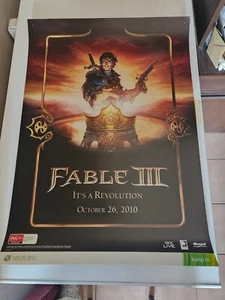 XBOX 360 FABLE 111 Poster X Display 84cm X 59cm Unframed Double Sided - Picture 1 of 1