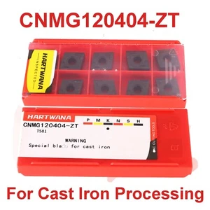 10 Stück CNMG120404 Hartmetalleinsatz Drehwerkzeuge für Metall Gusseisen - Bild 1 von 8