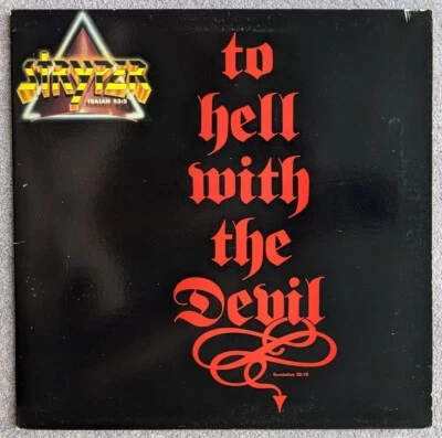Stryper To Hell With The Devil Gatefold Vinyl Record LP Album 1986 Heavy Metal - Image 1 of 3
