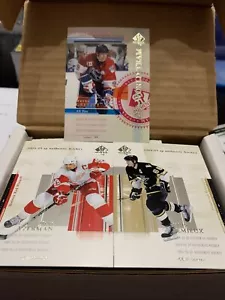 2004-05 UD SP AUTHENTIC COMPLETE HOCKEY SET W/SPs 1-150. GRETZKY LEMIEUX YZERMAN - Picture 1 of 2