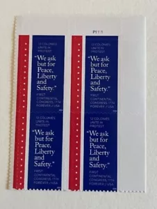 US 5939 FIRST CONTINENTAL CONGRESS (F) STAMPS "PLATE # BLOCK OF 4" - Picture 1 of 1