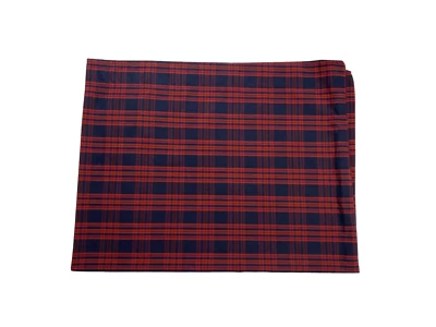 Federa cuscino XL personalizzata tartan plaid rosso rosa blu navy corpo vintage - Immagine 1 di 4