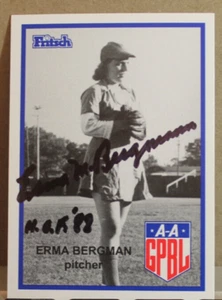 Tarjeta firmada AAGPBL "ERMA SCHORNER" #25 - Imagen 1 de 2
