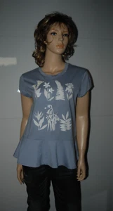 MARC CAIN  schöne  Sommer Bluse mit Pailletten Stickerei  gr. N 4 EU 38 - Bild 1 von 5