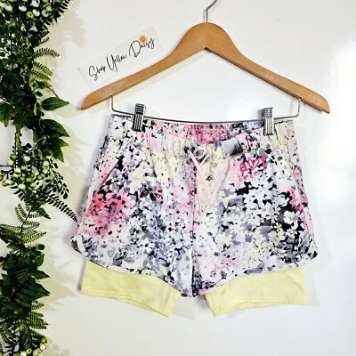 Abercrombie & Fitch Sport Girls 2-in-1 Shorts Sz 13/14 Splatter Design ~S65.7 - Image 1 of 4