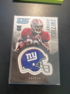 2015 Score Rookie Helmets LANDON COLLINS RC #1