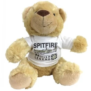 Supermarine Spitfire Battle Of Britain Fighter Aircraft Mumbles Brown Teddy Bear - Picture 1 of 1