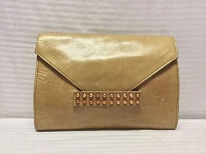 Romygold Brown Leather Clutch Purse, Bag - Foto 1 di 5