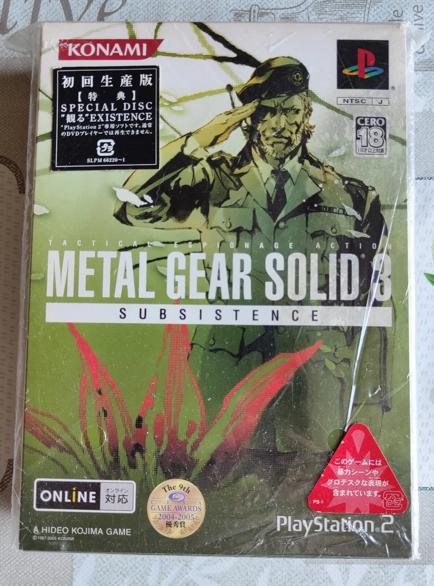 Metal Gear Solid 3 Subsistence for sale | eBay