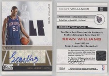2007-08 Topps Luxury Box Relics Gold /39 Sean Williams #RARSW Rookie Auto RC