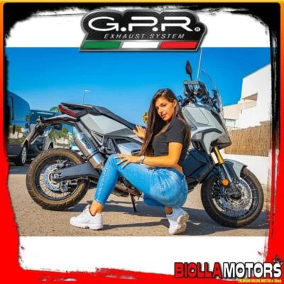 SILENZIATORE DI SCARICO GPR Honda X-Adv 750 2021/22 e5 2021-2022 750 OMOLOGATO S - Immagine 1 di 4