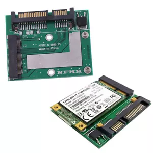 mSATA SSD to 2.5'' SATA 6.0gps adapter converter card module board mini pcie_~y - Picture 1 of 10