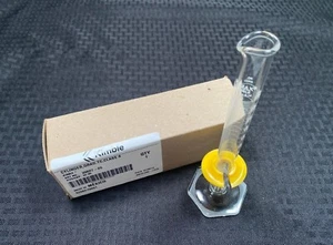 NEW Kimax Glass 25mL TC Graduated Cylinder Class B w/ Hex Base Bumper 20027-25 - Picture 1 of 5