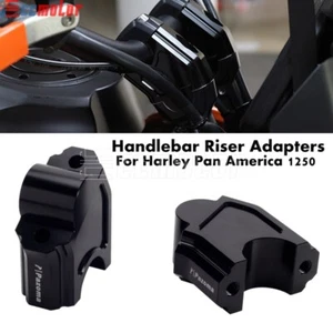 For Harley Pan America 1250 S Special RA1250S Handlebar Riser Bar Mounting Clamp - Picture 1 of 9
