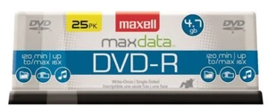Maxell 638010 Dvd-R 4.7 Gb Spindle - Picture 1 of 2