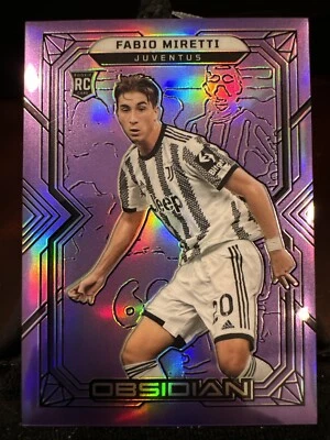 Fabio Miretti 2022-23 Panini Obsidian /25 RC - Image 1 of 2