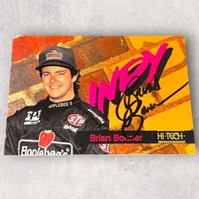 Brian Bonner HI TECH RACING INDY 5000 VINTAGE 1993 APPLEBEES signed card
