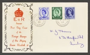 1952 Tudor 4d, 1/3 + 1/6 on illustrated FDC Cat £200 - Picture 1 of 1