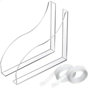 2 Pcs Bathroom Shower Splash Guard for Tub, Bathtub Water Guards, Shower Water G - Picture 1 of 4