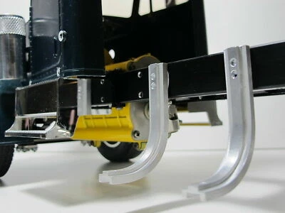 2 Pair Aluminum J-style Fuel Gas Tank Mount Tamiya R/C 1/14 Grand King Hauler - Image 1 of 3