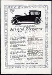 HUDSON Town Car 1916 Super Six Auto Car Ad Luxury - Picture 1 of 1