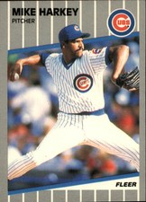 1989 Fleer Baseball #427 Mike Harkey RC 
