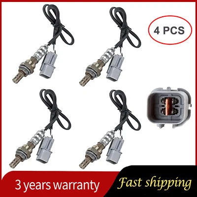 Conjunto de 4 sensores de oxigênio O2 upstream+down para 2002-2005 Hyundai Sonata Kia Optima - Imagem 1 de 4