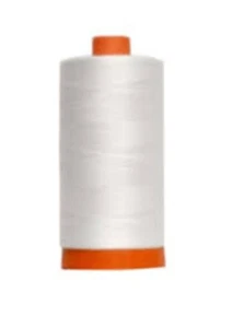 Aurifil Thread ~ 50 wt. ~ 1300 meters per spool ~ 2024 White - Picture 1 of 1