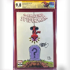 AMAZING SPIDER-MAN #26 VARIANT COVER CGC 9.8 SS SIGNED BY SKOTTIE YOUNG - Bild 1 von 1