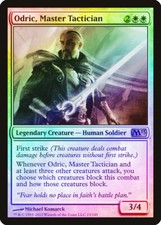 Odric, Master Tactician FOIL Magic 2013 / M13 HEAVILY PLD Rare CARD ABUGames