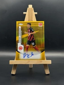 2023-24 Topps Chrome Bundesliga PAXTEN AARONSON 15/50 Auto Gold Refractor BCA-PA - Bild 1 von 2