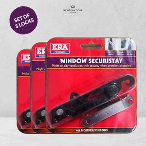 3 Packs of Window Locks - Increased Security / Child Safety / Allows Ventilation - Picture 1 of 3